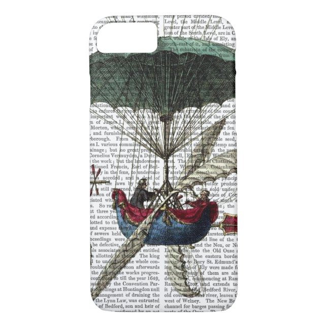 Coques Case-Mate iPhone Ballotte à air chaud Place du Louvre (Dos)