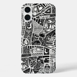 Coques iPhone 16 Plus balnéaire rural noir