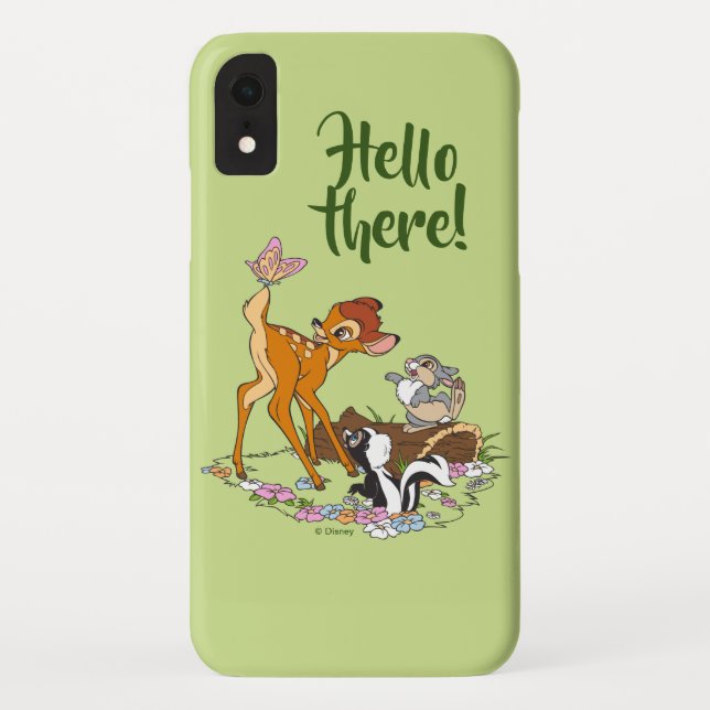 Coques Case-Mate iPhone Bambi Avec Le Papillon Sur La Queue (Dos)