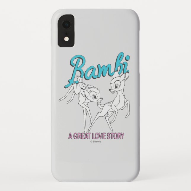 Coques Case-Mate iPhone Bambi & Faline "Une grande histoire d'amour" (Dos)