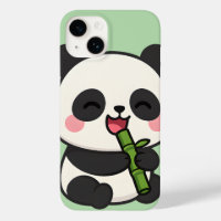Bambou mignon Panda - Caricature adorable d'animal
