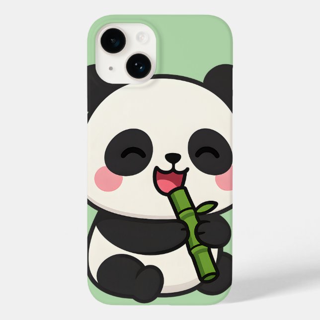 Coques Case-Mate iPhone Bambou mignon Panda - Caricature adorable d'animal (Verso)