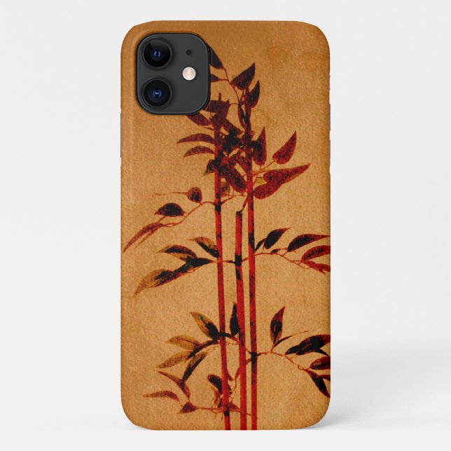 Coques Case-Mate iPhone Bambou sur parchemin (Dos)