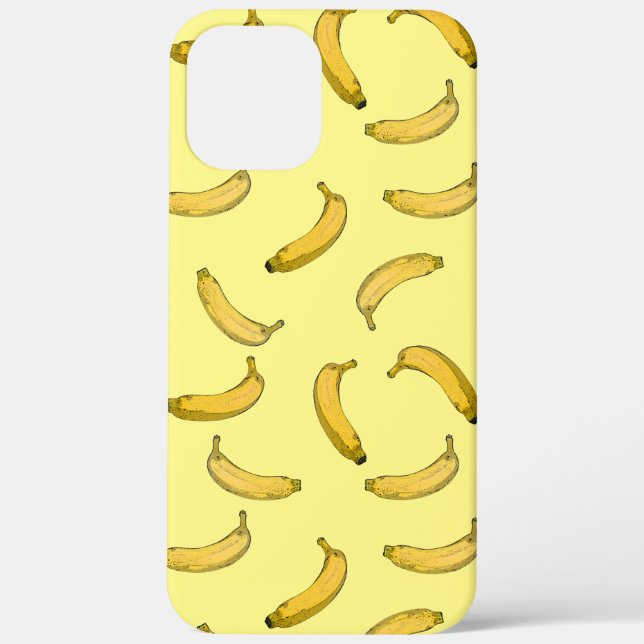 Coques Case-Mate iPhone Banana motif croquis version Coque-Mate iPhone cas (Verso)