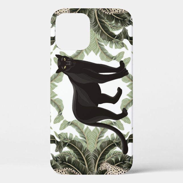 Coques Case-Mate iPhone Banana Tree Cheetah Motif tropical (Verso)