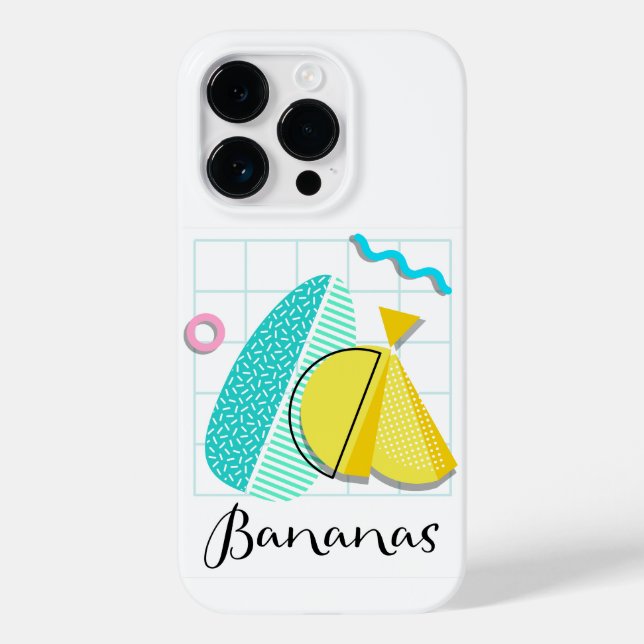 Coques Case-Mate iPhone Bananas Memphis (Verso)