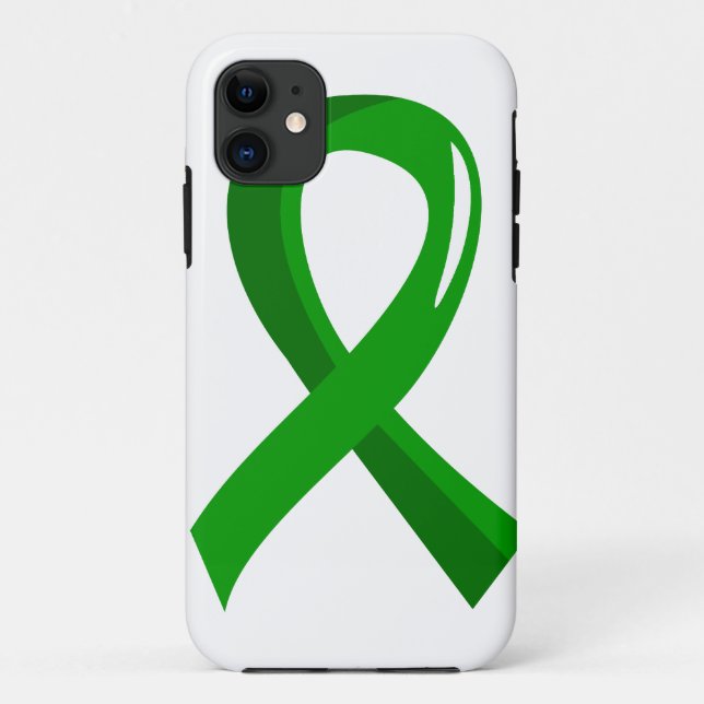 Coques Case-Mate iPhone Bande 3 d'Organspende-grünes (Dos)