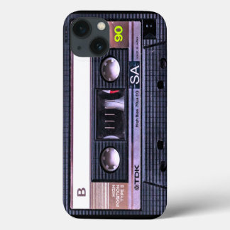 Case-Mate iPhone Case Bande de cassette noire