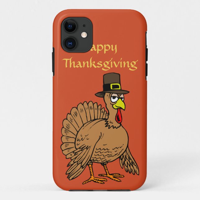 Coques Case-Mate iPhone Bande dessinée mignonne de pèlerin de la Turquie (Dos)