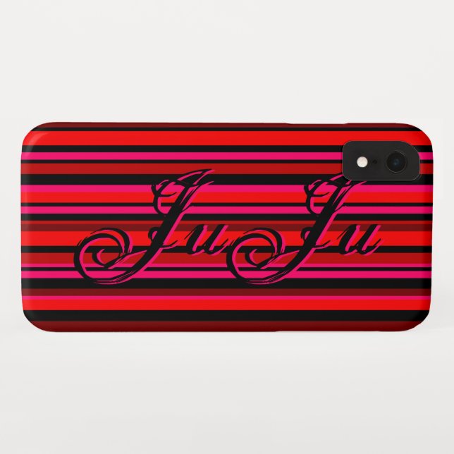Coques Case-Mate iPhone Bande personnalisée (Dos (Horizontal))