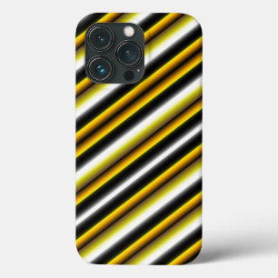 Case-Mate iPhone Case Bandes arc-en-ciel blanc jaune