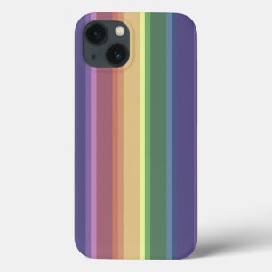 Case-Mate iPhone Case Bandes arc-en-ciel coupées Coque-coque iphone Mate