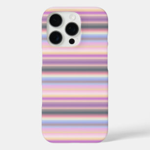 Coques iPhone 16 Pro Bandes arc-en-ciel Pastel - Motif