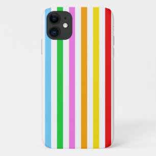 Coques Pour iPhone Bandes colorées, Bandes arc-en-ciel, Motif rayé