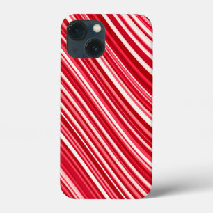Case-Mate iPhone Case Bandes courbes en rouge et blanc