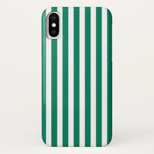 Case-Mate iPhone Case Bandes de bonbons vert et blanc