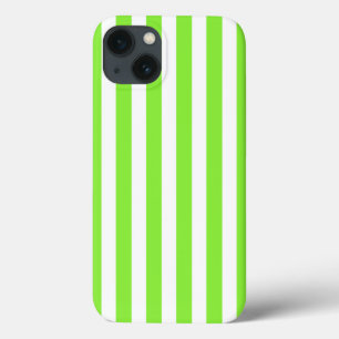 Case-Mate iPhone Case Bandes de bonbons vert et blanc de chaux Coque-Mat