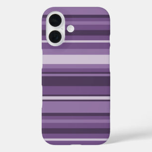 Coque Pour iPhone 16 Bandes de lavande
