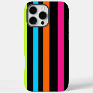 Coques iPhone 16 Pro Max Bandes de néon