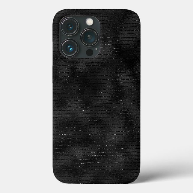 Coques Case-Mate iPhone Bandes de parties scintillant noir motif leggings  (Verso)