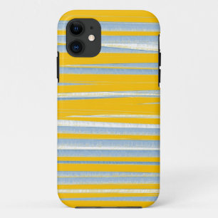 Etui iPhone Case-Mate Bandes de peinture jaune et gris