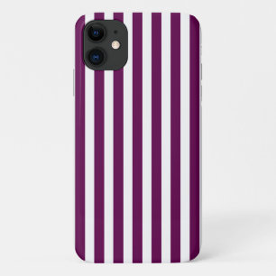 Case-Mate iPhone Case Bandes de prunes et de bonbons blancs