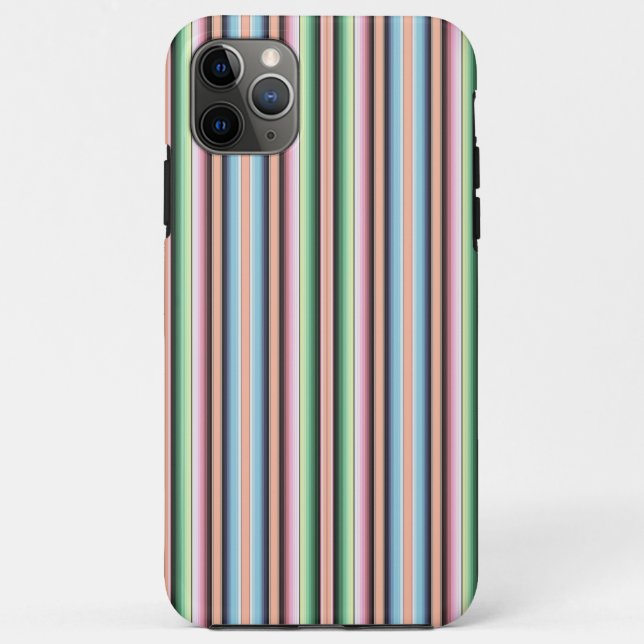 Coques Case-Mate iPhone Bandes de serape pastel (Dos)