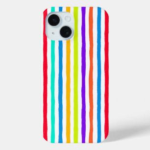 Coque Pour iPhone 15 Bandes dessinées à la main dans des couleurs pop a