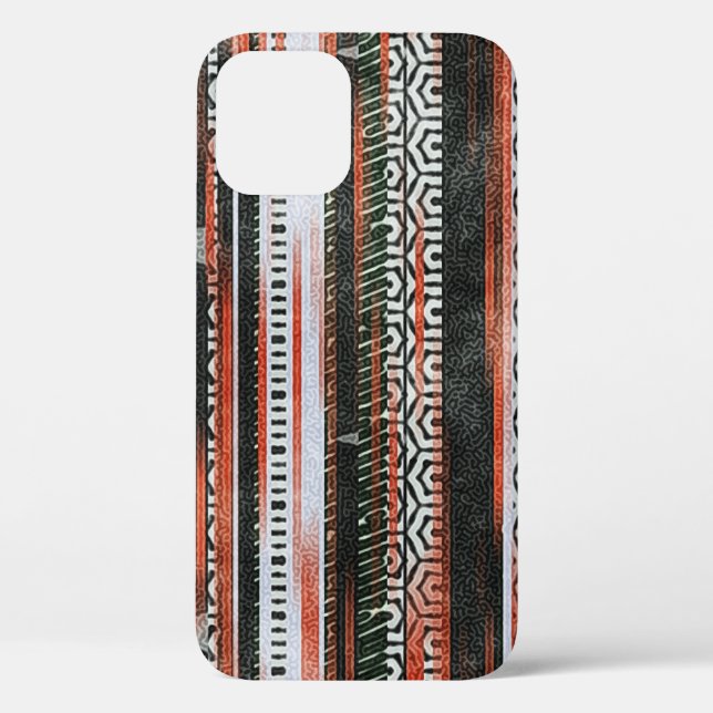 Coques Case-Mate iPhone Bandes ethniques tribales : conception du tapis. (Verso)