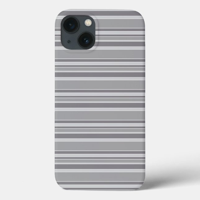 Coques Case-Mate iPhone Bandes grises Coque-coque iphone Mate (Verso)