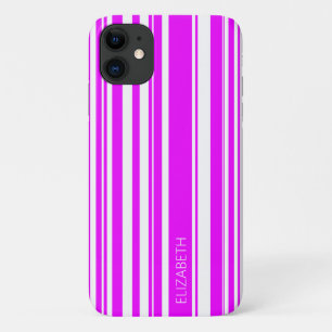 Case-Mate iPhone Case Bandes irrégulières rose néon