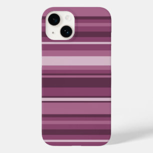 Coque Pour iPhone 14 Bandes mauves