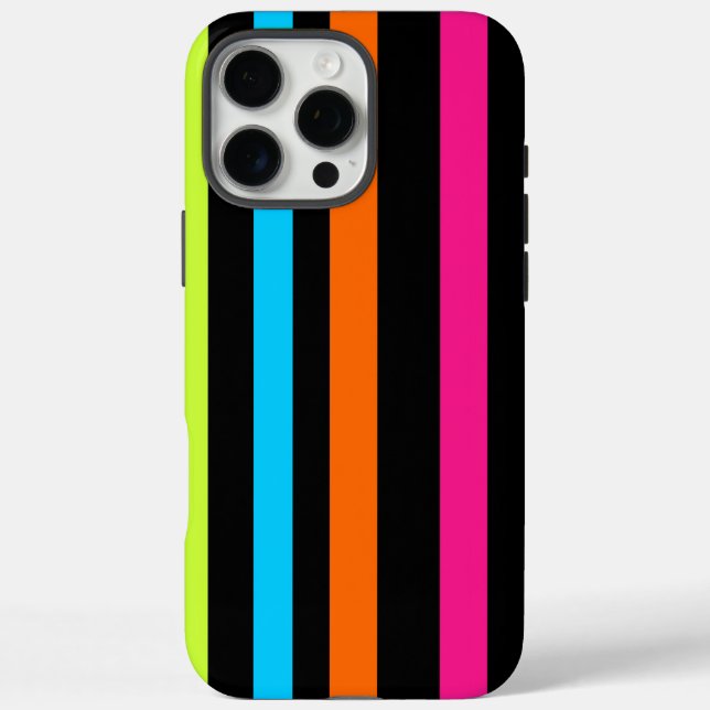 Coques Case-Mate iPhone Bandes néon (Verso)