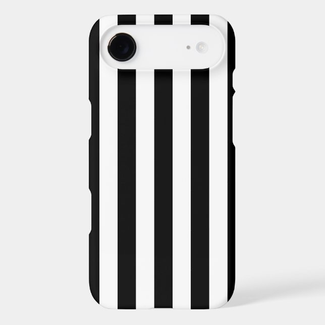 Coques Case-Mate iPhone Bandes noires et blanches (Verso)