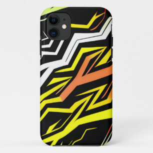 Case-Mate iPhone Case Bandes orange jaune Abstraites