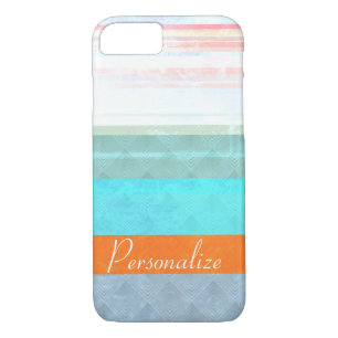 Coque iPhone 7 Bandes Patinées et ombrées personnalisées