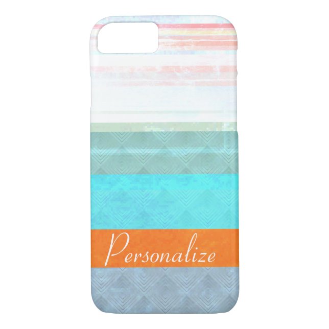 Coques Case-Mate iPhone Bandes Patinées et ombrées personnalisées (Dos)