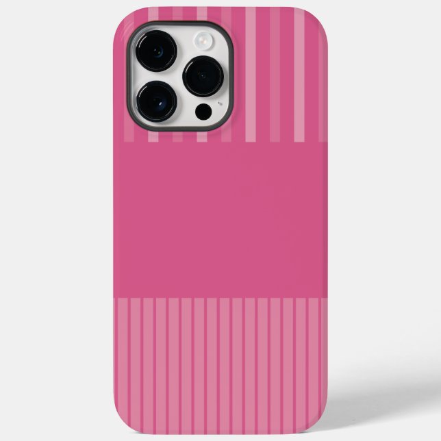 Coques Case-Mate iPhone Bandes Pop Couleur - Rose (Verso)