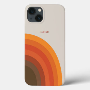 Case-Mate iPhone Case Bandes rétro colorées les années 70 années 80 Gold