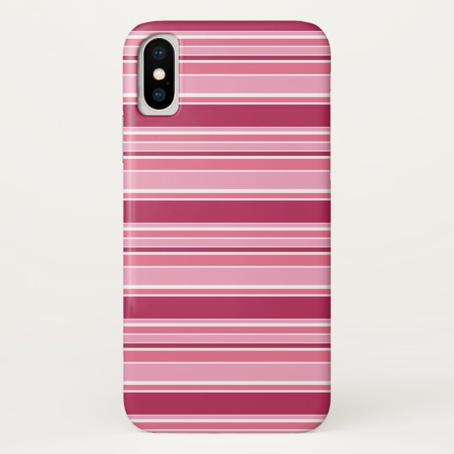 Coques Case-Mate iPhone Bandes roses (Dos)