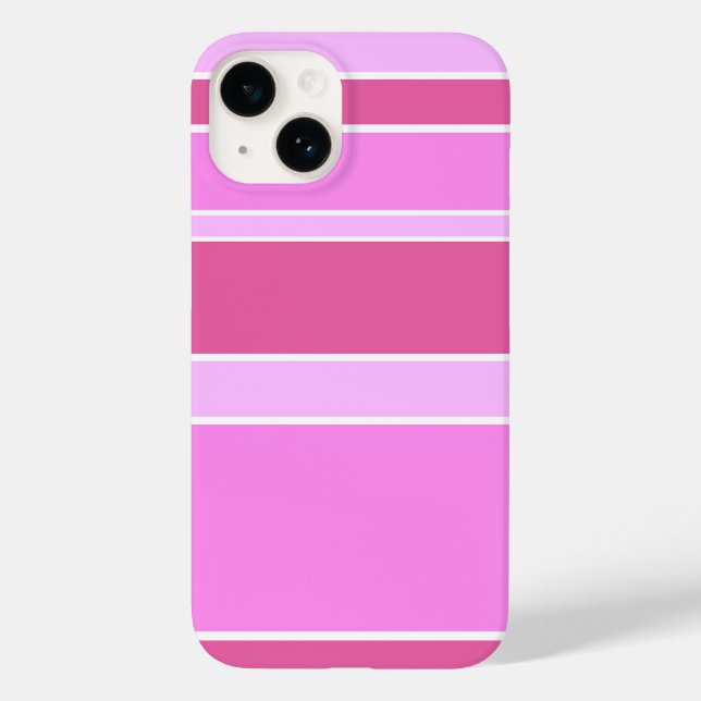 Coques Case-Mate iPhone Bandes roses (Verso)