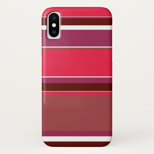 Coques Case-Mate iPhone Bandes rouges (Dos)