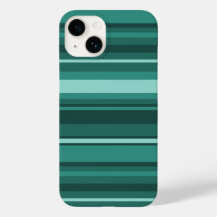 Coque Pour iPhone 14 Bandes turquoises