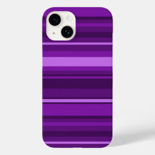 Coque Pour iPhone 14 Bandes violettes