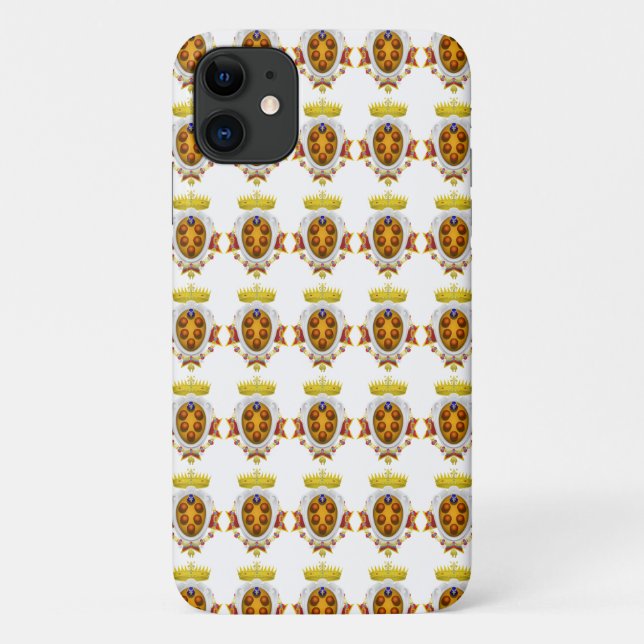 Coques Case-Mate iPhone Bannière Grand-Duché de Toscane (Dos)