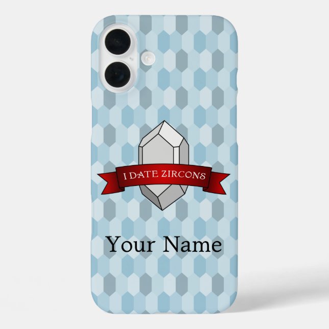 Coques Case-Mate iPhone Bannière I Date Zircons (Verso)
