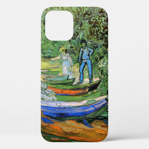 Coque iPhone 12 Banque de l'Oise à Auvers par Vincent van Gogh