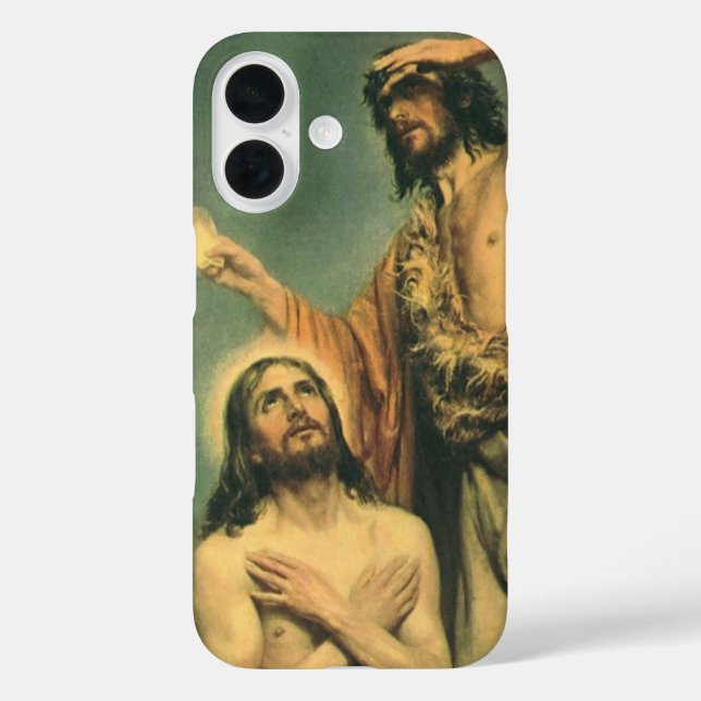Coques Case-Mate iPhone Baptême de Jésus Christ par Jean le Baptiste (Verso)