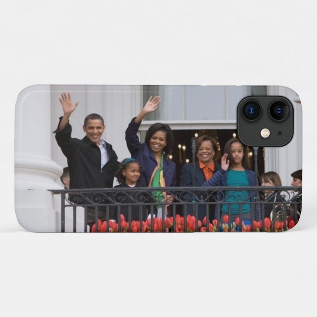 Coques Case-Mate iPhone Barack Obama et sa famille (Dos (Horizontal))