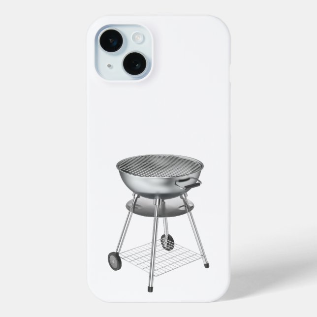 Coques Case-Mate iPhone Barbecue au charbon d'argent (Verso)